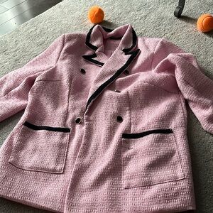 Pink and black blazer size one extra large from SHEIN looks like a Chanel jacket